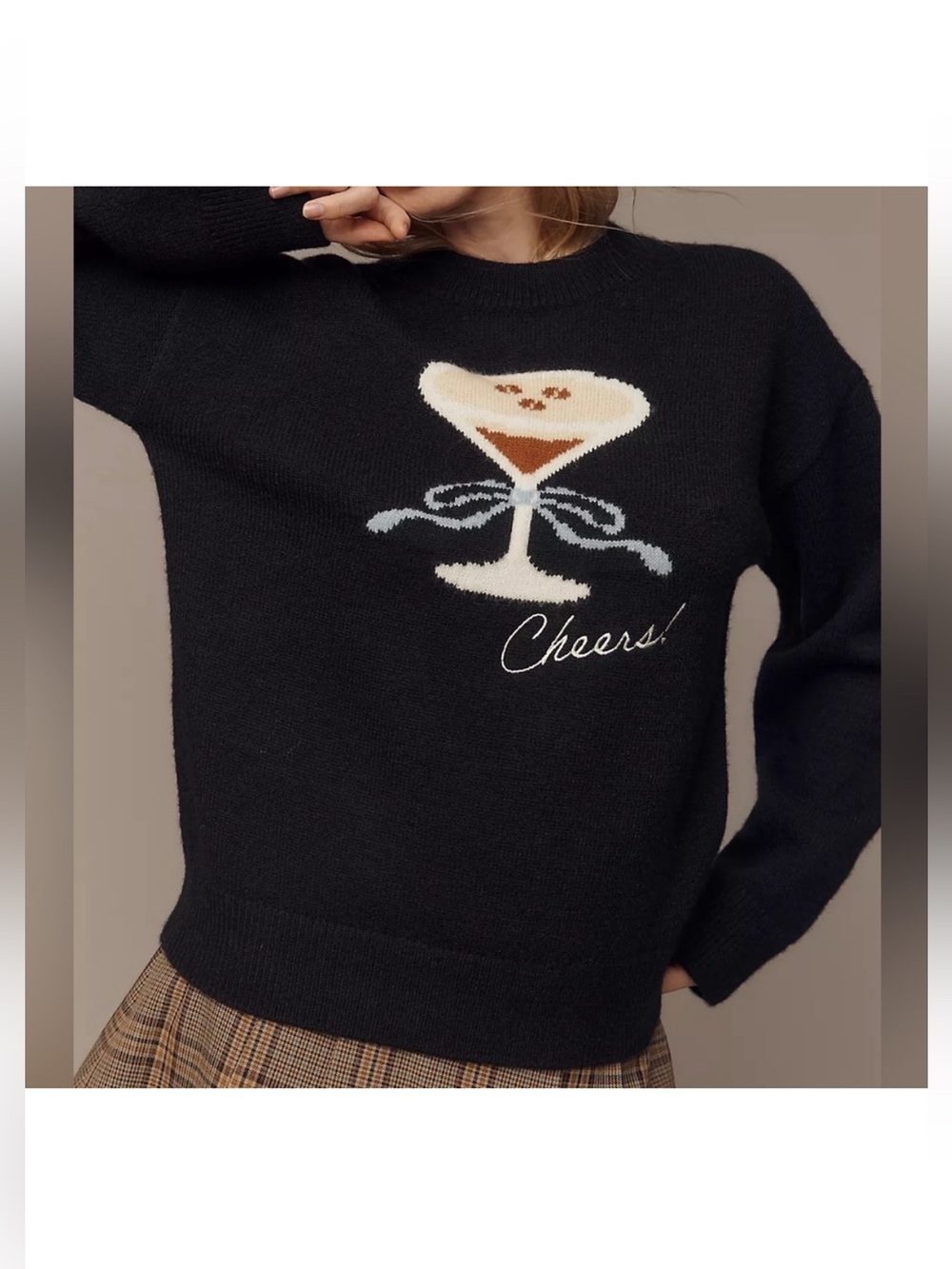 Anthropologie Espresso Martini Sweater